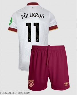 Günstige West Ham United Niclas Fullkrug #11 3rd trikot Kinder 2024-25 Kurzarm (+ Kurze Hosen)